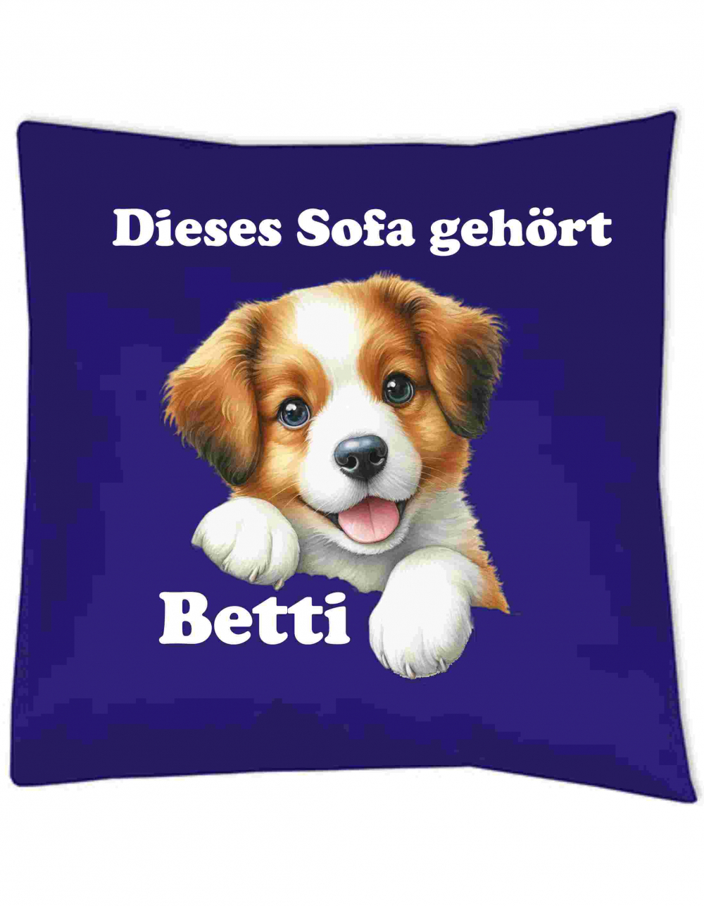 Kissen mit Dackel Motiv